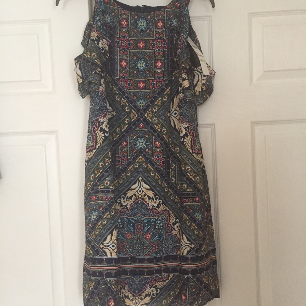 Cold shoulder dress